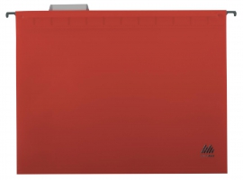 Підвісний файл А4, пластиковий, червоний Buromax BM.3360-05