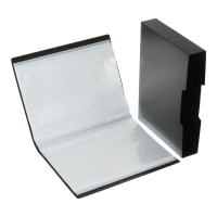 Папка з 80 файлами А4 (у чохлі), чорний Buromax BM.3628-01