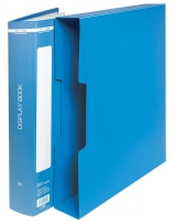 Папка з 80 файлами А4 (у чохлі), синій Buromax BM.3628-02