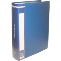 Папка с 100 файлами А4 (в чехле), синий Buromax BM.3633-02