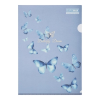 Папка-уголок А4, SKY ARABESKI, полупрозрачная, электрик Buromax BM.3854-45