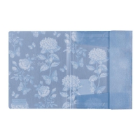 Папка А5 на гумках, GLADE ARABESKI, напівпрозора, синьо-сіра Buromax BM.3907-95