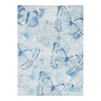 Папка А4 на гумках, MACHAON ARABESKI, напівпрозора, синя Buromax BM.3908-02