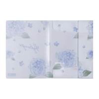 Папка А4 на гумках, DREAM ARABESKI, напівпрозора, світло-синя Buromax BM.3908-30