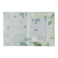 Папка А4 на гумках, JASMINE ARABESKI, напівпрозора, м'ятна Buromax BM.3908-38