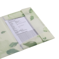 Папка А4 на гумках, JASMINE ARABESKI, напівпрозора, м'ятна Buromax BM.3908-38