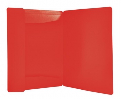Папка пластиковая А4 на резинках, JOBMAX, красный Buromax BM.3911-05