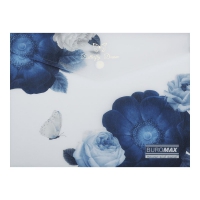 Папка-конверт А5 на кнопці, SHADES ARABESKI, напівпрозора, темно-синя Buromax BM.3919-03