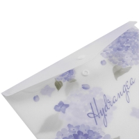 Папка-конверт А5 на кнопці, DREAM ARABESKI, напівпрозора, світло-синя Buromax BM.3919-30