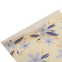 Папка-конверт А5 на кнопці, MYOSOTIS ARABESKI, напівпрозора, маренго Buromax BM.3919-53