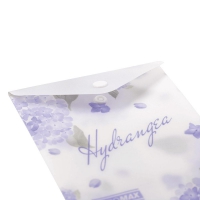 Папка-конверт А6 на кнопці, DREAM ARABESKI, напівпрозора, світло-синя Buromax BM.3922-30