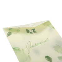 Папка-конверт А6 на кнопці, JASMINE ARABESKI, напівпрозора, м'ятна Buromax BM.3922-38