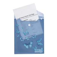 Папка-конверт А6 на кнопці, SKY ARABESKI, напівпрозора,електрик Buromax BM.3922-45