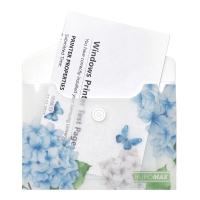 Папка-конверт А7 на кнопці, MYSTERY ARABESKI, напівпрозора, прозора Buromax BM.3923-00