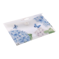 Папка-конверт А7 на кнопці, MYSTERY ARABESKI, напівпрозора, прозора Buromax BM.3923-00