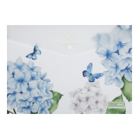 Папка-конверт А4 на кнопці, MYSTERY ARABESKI, напівпрозора, прозора Buromax BM.3943-00