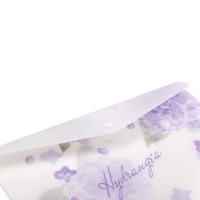 Папка-конверт А4 на кнопці, DREAM ARABESKI, напівпрозора, світло-синя Buromax BM.3943-30