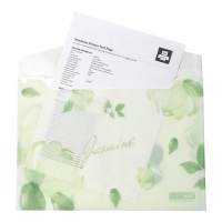 Папка-конверт А4 на кнопці, JASMINE ARABESKI, напівпрозора, м'ятна Buromax BM.3943-38