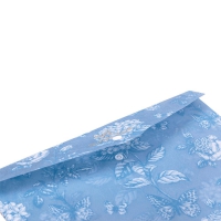 Папка-конверт А4 на кнопці, GLADE ARABESKI, напівпрозора, синьо-сіра Buromax BM.3943-95