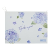 Папка-конверт А4 на zip-блискавці, DREAM ARABESKI, напівпрозора, світло-синя Buromax BM.3948-30