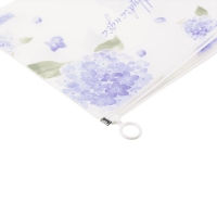 Папка-конверт А4 на zip-блискавці, DREAM ARABESKI, напівпрозора, світло-синя Buromax BM.3948-30