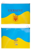 Папка на ZIP, А4, UKRAINE, ARABESKI, желтая Buromax BM.3962-08