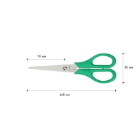 Ножицi офiснi, 160мм, зелений Buromax BM.4507-04