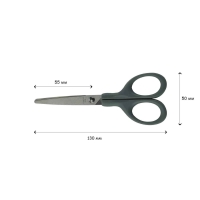 Ножницы офисные JOBMAX, 130мм Buromax BM.4522