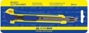 Нож универсальный 9 мм, мет. направляющая, пластик. корпус из резин. вставками Buromax BM.4601