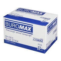 Клей-олiвець 21г, JOBMAX Buromax BM.4904