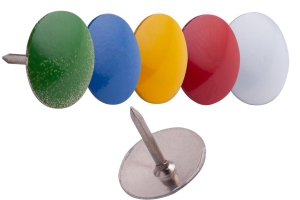 Кнопки кольорові, 100шт. Buromax BM.5104