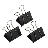 Біндер-затискач, 61 мм, чорний, по 6 шт. в карт.коробці Buromax BM.5300