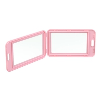 Бейдж-идентификатор вертикальный, пласт., 69х111мм, PP+PVC, розовый Buromax BM.5414-10