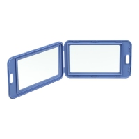 Бейдж-идентификатор вертикальный, пласт., 69х111мм, PP+PVC, сине-серый Buromax BM.5414-95