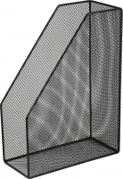 Лоток для бумаг вертикальный 80х230х300мм, металлический, черный, Buromax BM.6260-01