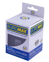 Стакан пласт. RUBBER TOUCH для канцелярських приладів, чорний Buromax BM.6352-01