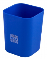 Стакан пласт. RUBBER TOUCH для канцелярських приладів, синій Buromax BM.6352-02