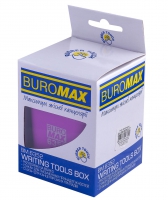 Стакан пласт. RUBBER TOUCH для канцелярских приборов, фиолетовый Buromax BM.6352-07