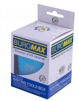 Стакан пласт. RUBBER TOUCH для канцелярских приборов, голубой Buromax BM.6352-14