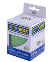 Стакан пласт. RUBBER TOUCH для канцелярських приладів, св-зелений Buromax BM.6352-15