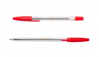 Ручка шариковая (тип "Корвина"),красная Buromax BM.8117-03