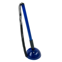 Ручка шариковая на подставке JOBMAX, синяя Buromax BM.8141-01