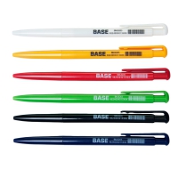 Ручка шариковая автоматическая BASE, 0,7 мм, JOBMAX, черная Buromax BM.8205-02