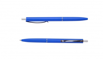 Ручка кулькова автоматична, 0,7 мм, синій корпус, пише синім Buromax BM.8239-02