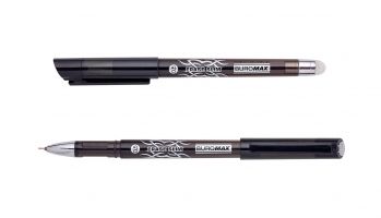 Ручка гелева "Пиши-Стирай" ERASE SLIM, 0.5 мм, чорні чорнила Buromax BM.8300-02