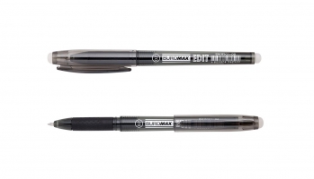 Ручка гелева "Пиши-Стирай" EDIT, 0.7 мм, чорні чорнила Buromax BM.8301-02