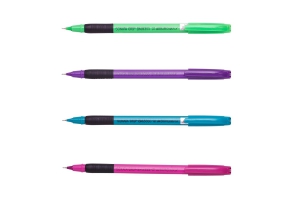 Ручка масляна SONATA GRIP, 0,5 мм, гум. грип, тригр. корпус, сині чорнила Buromax BM.8355-01