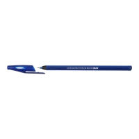 Ручка масляна, LINEA, 0,5 мм, тригранний корпус, сині чорнила Buromax BM.8362-01