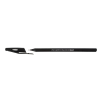 Ручка масляна, LINEA, 0,5 мм, тригранний корпус, чорні чорнила Buromax BM.8362-02