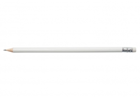 Олівець графітовий L2U, HB, білий, з гумкою, карт. коробка 144шт. Buromax BM.8517